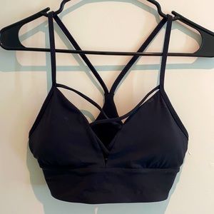 lululemon Black Light Compression Sports bra